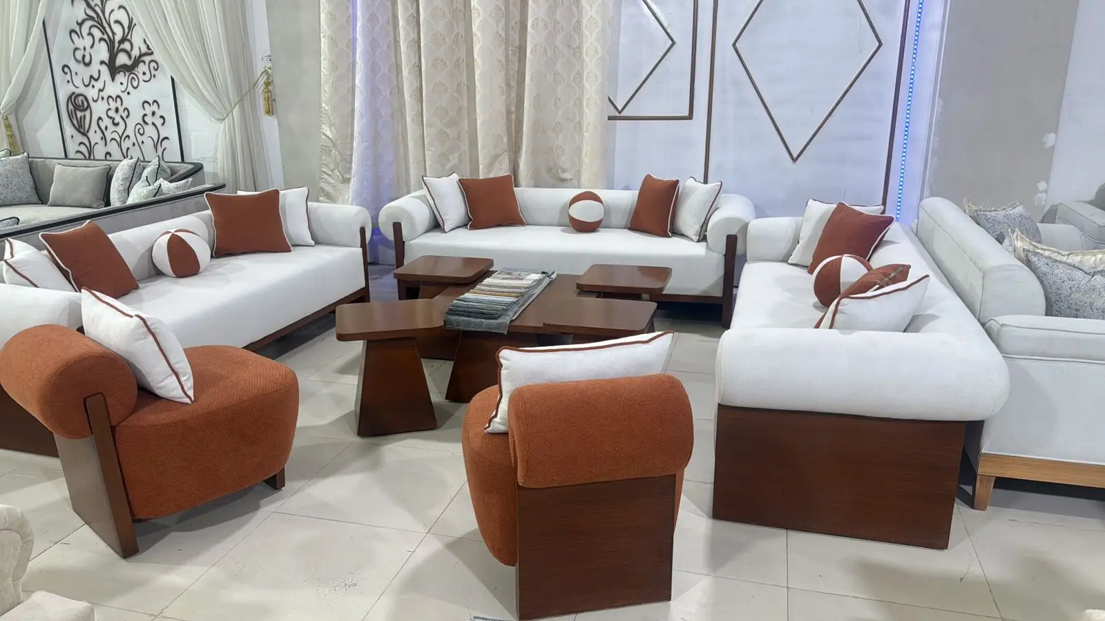 Beit Reman Sofa – luxury living room set, Riyadh | كنبات فاخرة لغرفة المعيشة – بيت ريمان، الرياض