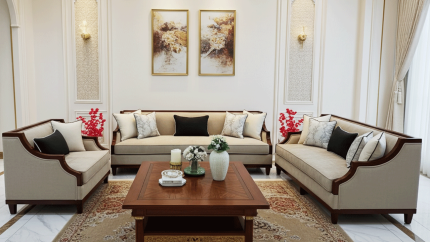 Model Classic 11-Seater Sofa (موديل كلاسيك – كنبة ١١ مقعد)