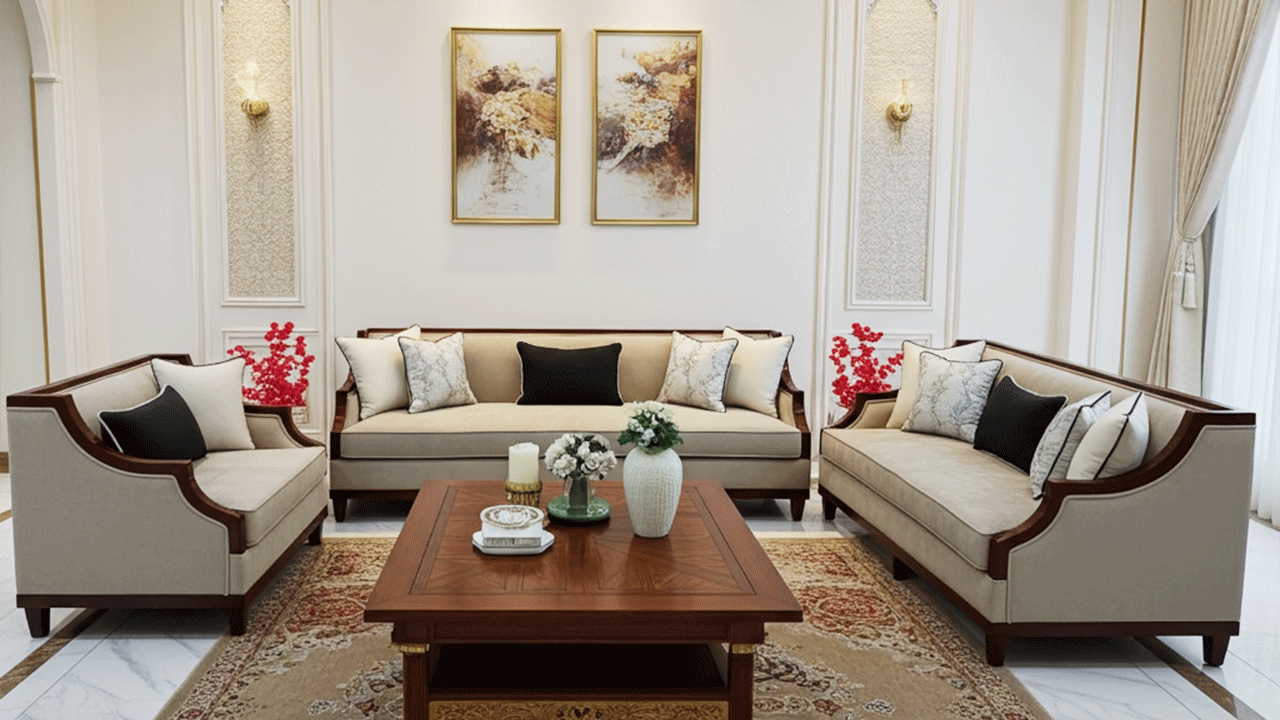 Model Classic 11-Seater Sofa (موديل كلاسيك – كنبة ١١ مقعد) Model Classic 11-Seater Sofa (موديل كلاسيك – كنبة ١١ مقعد)