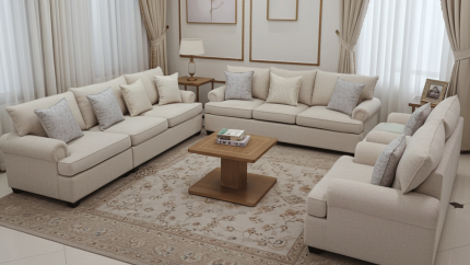 طقم كنب مجلس أمريكي