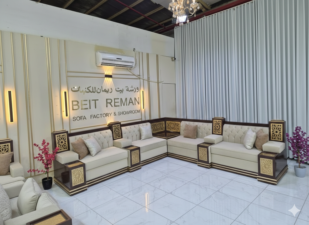 Magribi Majlis Sofa – Beit Reman Riyadh Magribi Majlis Sofa | كنب مجلس موديل مغربي بالرياض